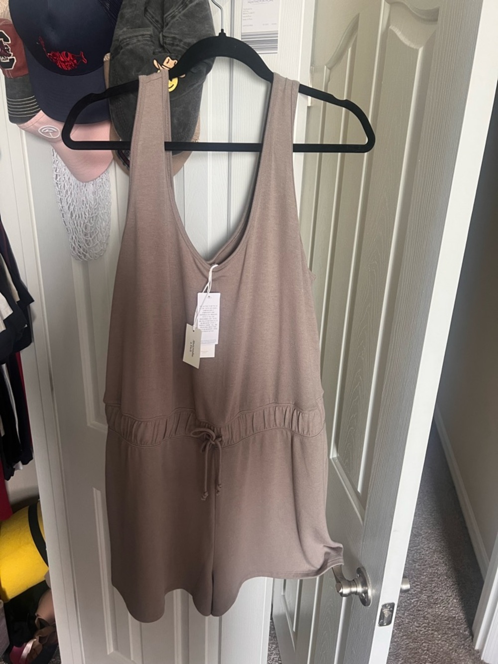 Abercrombie & Fitch Taupe Lounge Romper